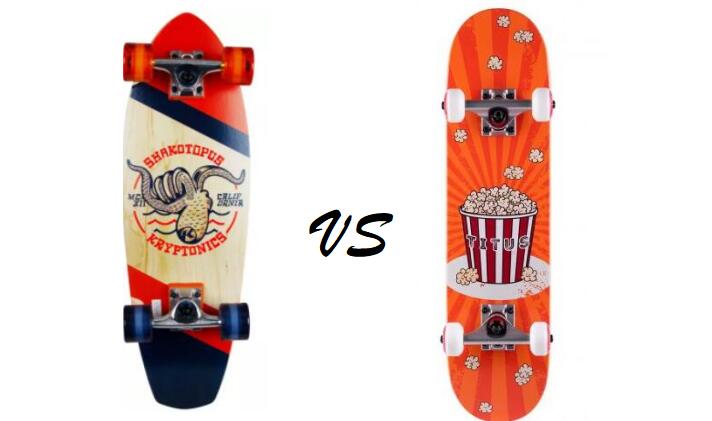 cruiser skateboard vs skateboard